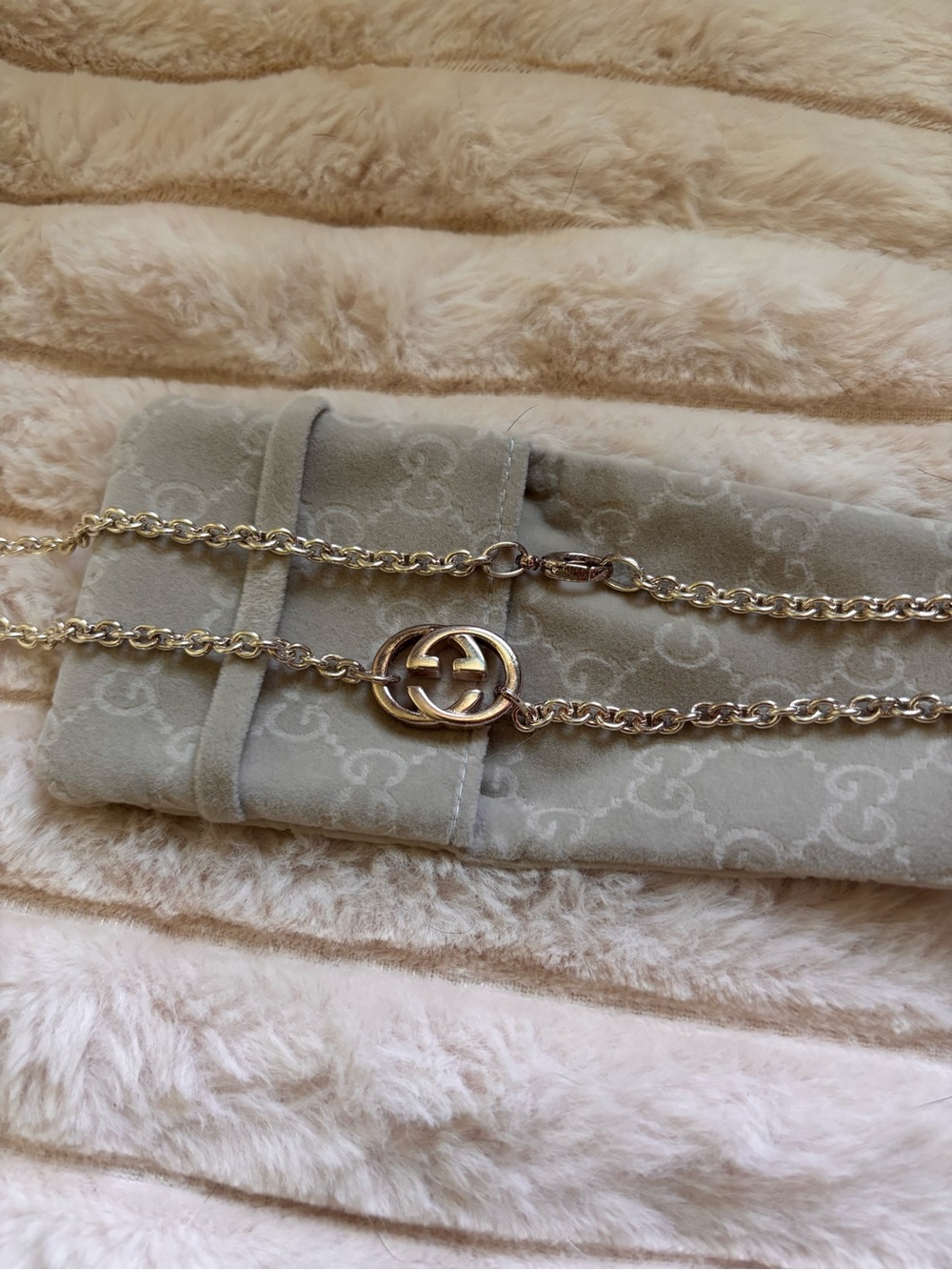 Gucci Gold Double G Chain Necklace